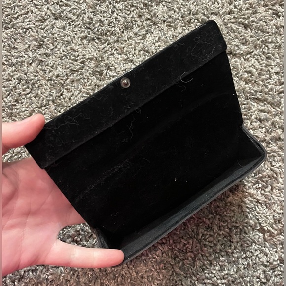 Hugo Boss Eyeglasses Case Boss Logo Snap Closure Sunglasses Black - Picture 9 of 11